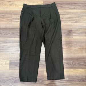 Dark Olive Smart Trousers
